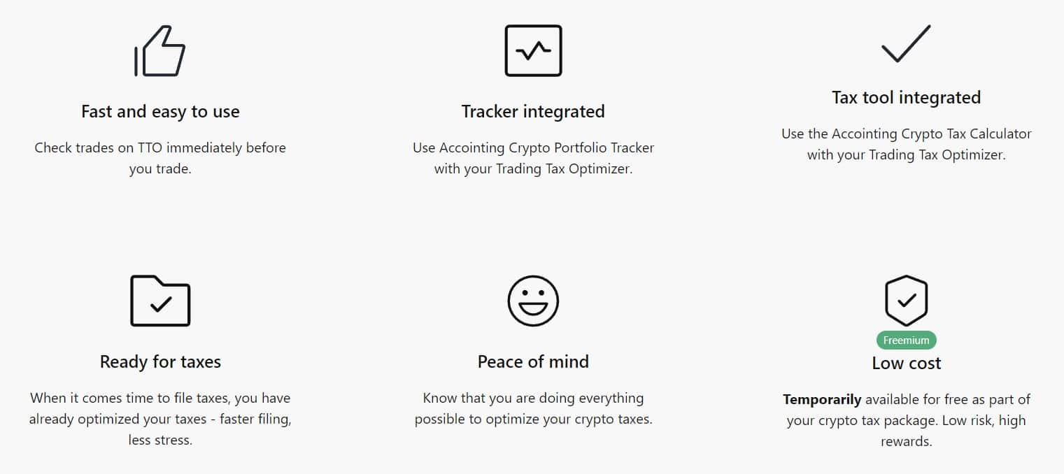 Accointing features