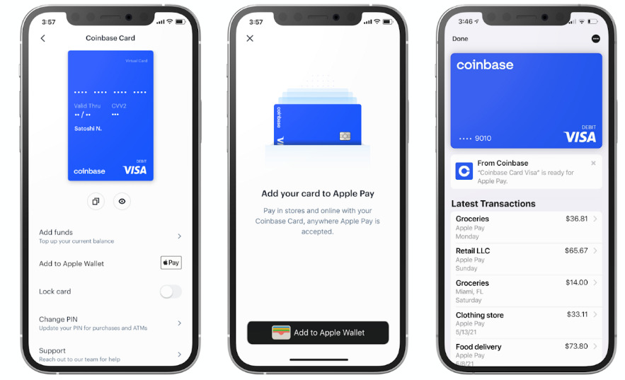 Using Apple Pay to buy Bitcoin on Coinbase