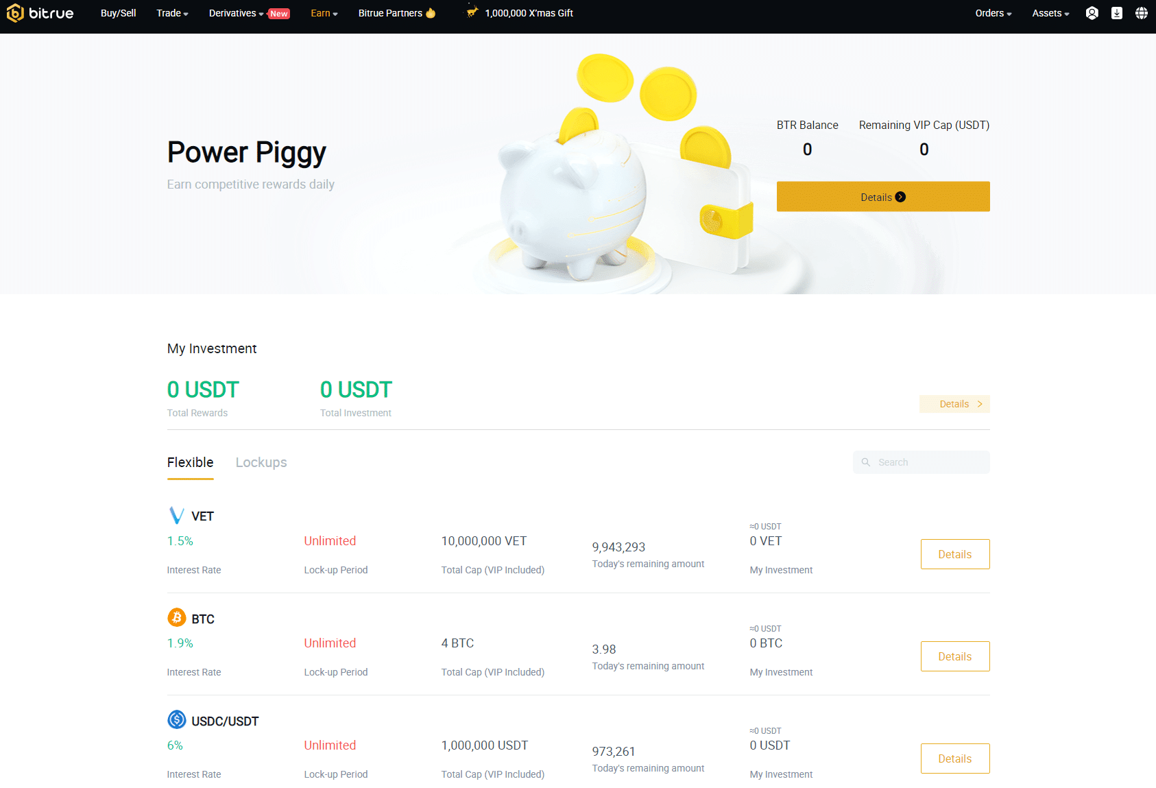 Bitrue Power Piggy products