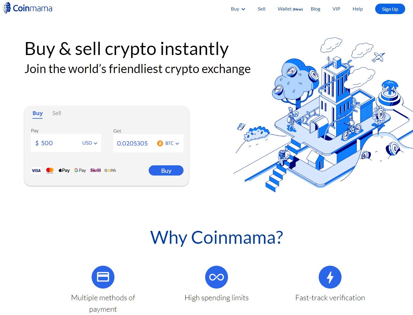 Coinmama Website