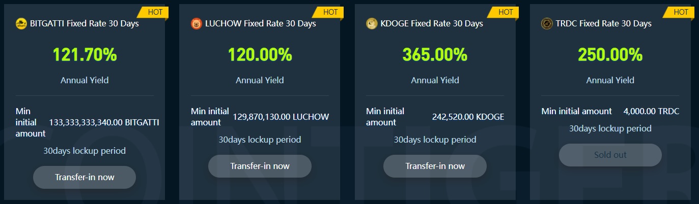 Cointiger Staking Pool