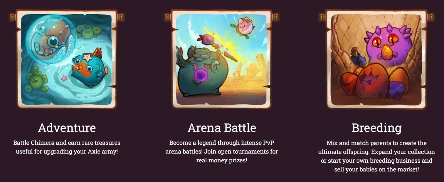 Earn crypto playing Axie Infinity