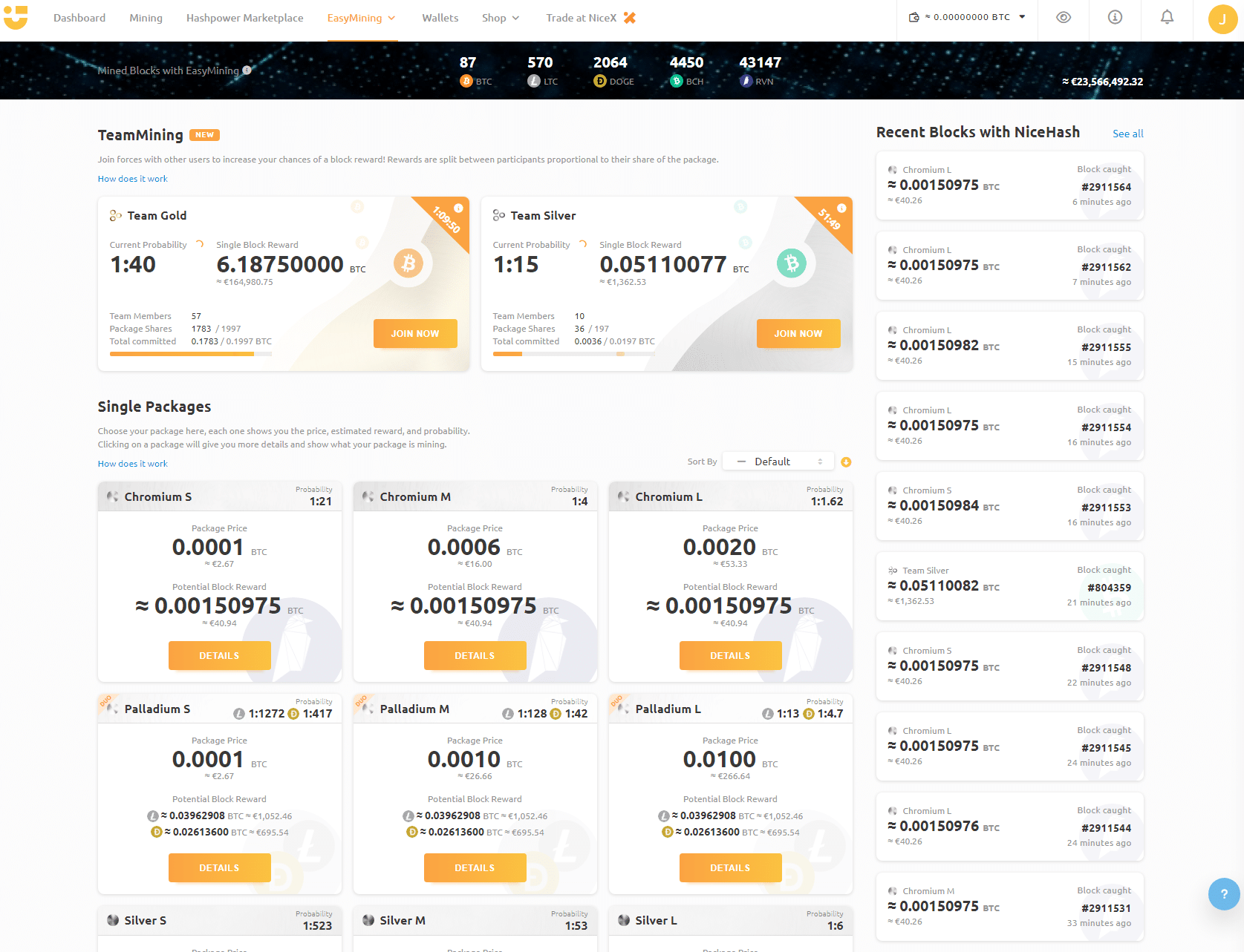 EasyMining NiceHash