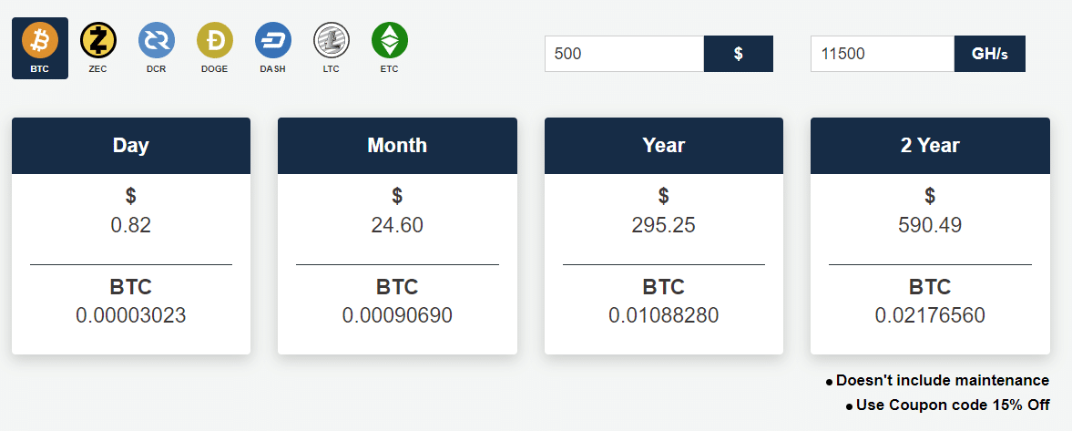 Hashshiny cloud miner