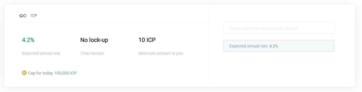 ICP staking on Bitrue