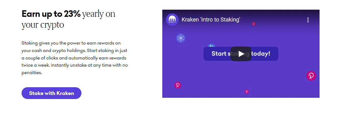 Staking DOT with Kraken exchange