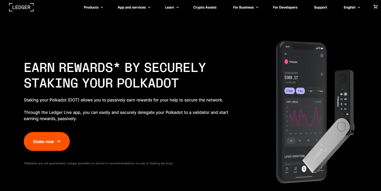 Staking Polkadot using a Ledger wallet