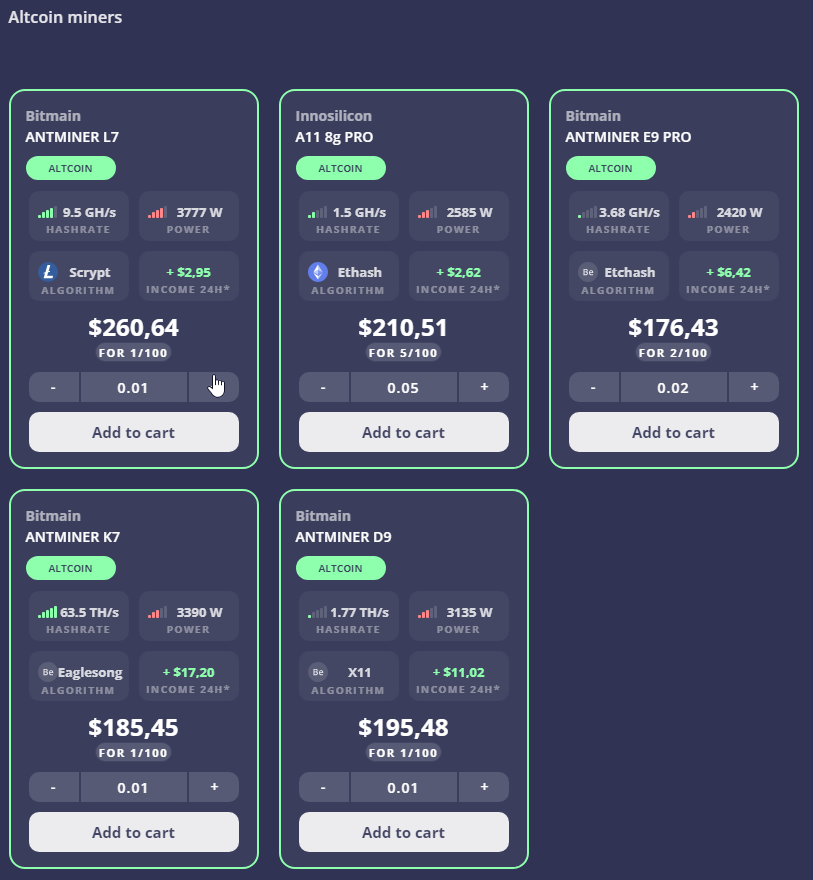 Mining Hardware with BeMine