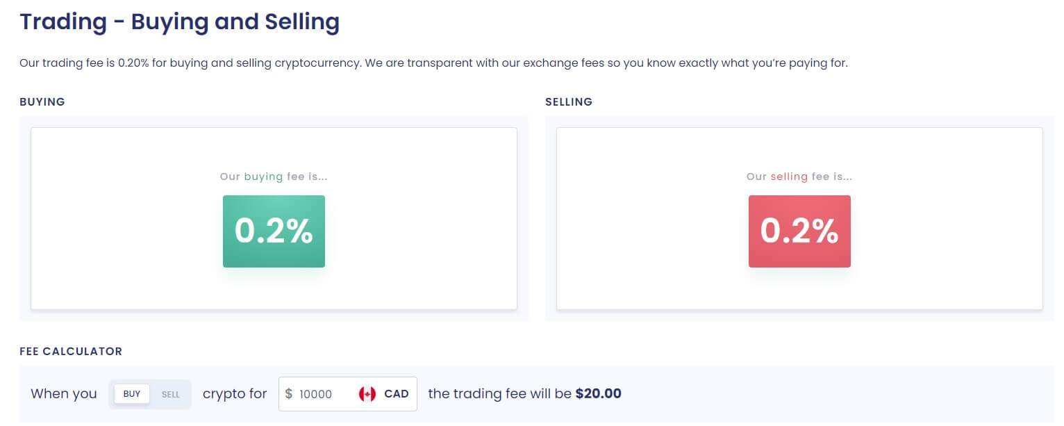 NDAX Fees