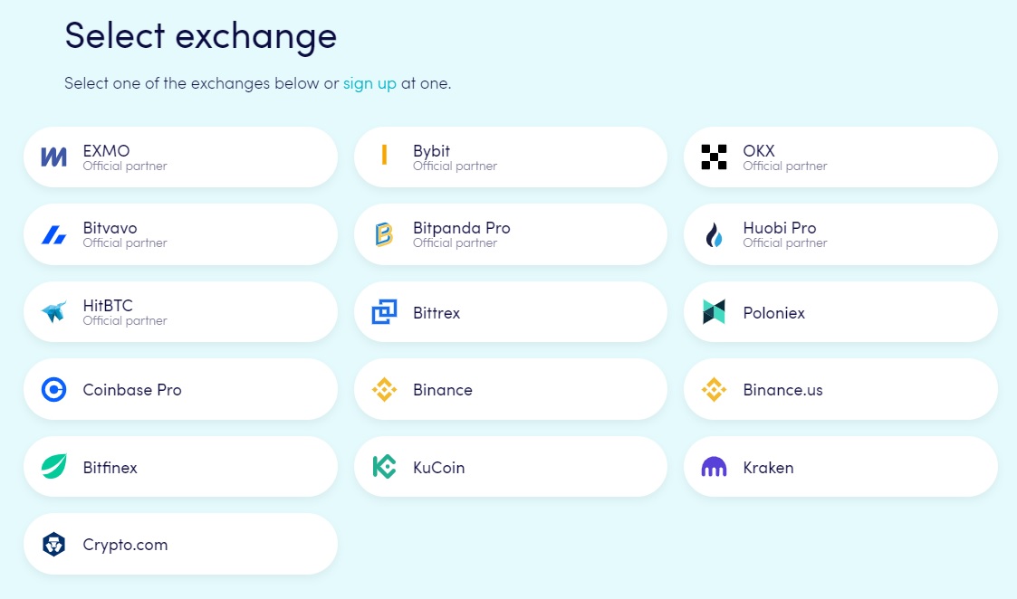 Selecting a crypto exchange API on Cryptohopper