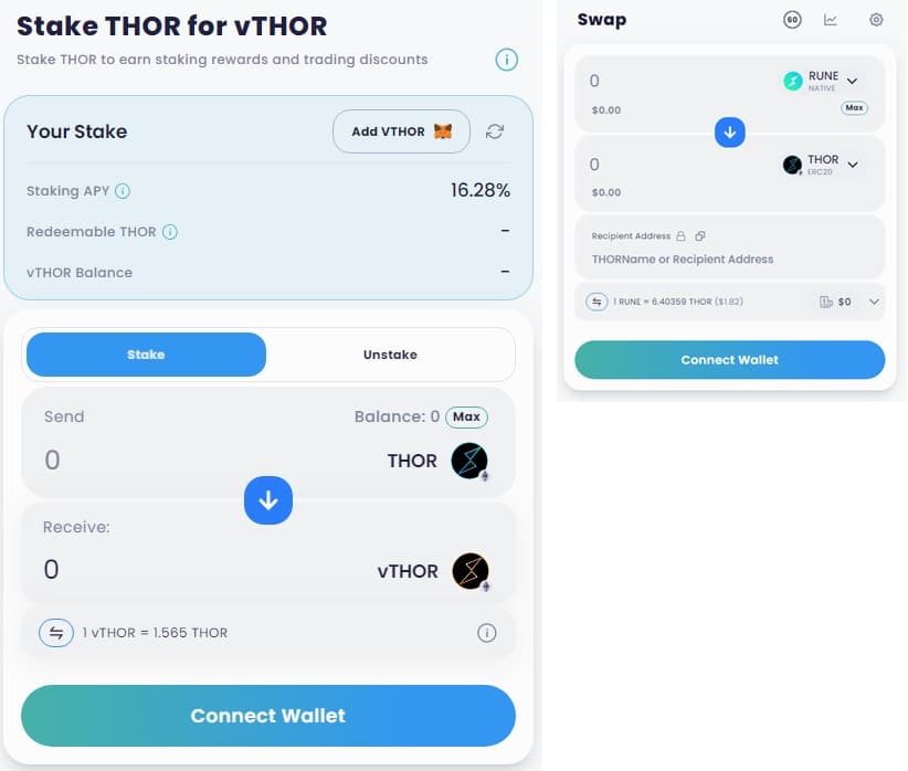 Staking on ThorSwap