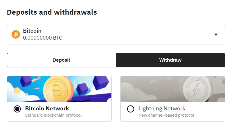 Withdraw crypto from Kraken