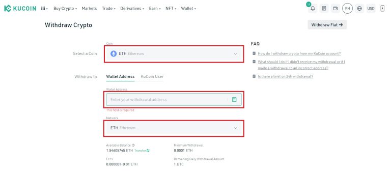 How To Withdraw From KuCoin | Withdraw Money In 6 Easy Steps - Crypto Com 24 Hour Withdrawal Lock