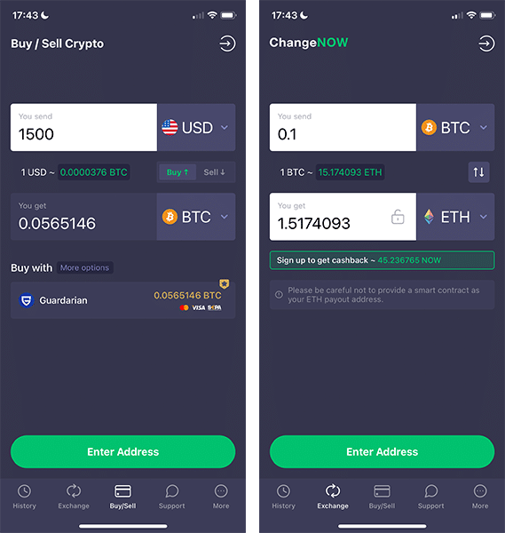 changenow mobile app