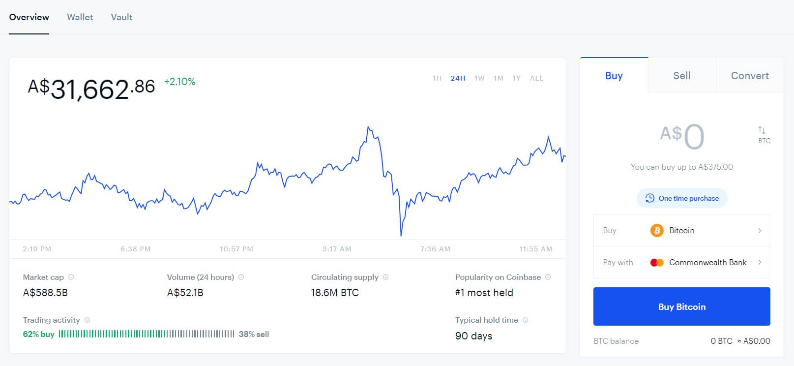 coinbase bitcoin