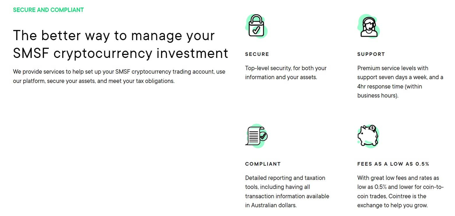 cointree smsf features