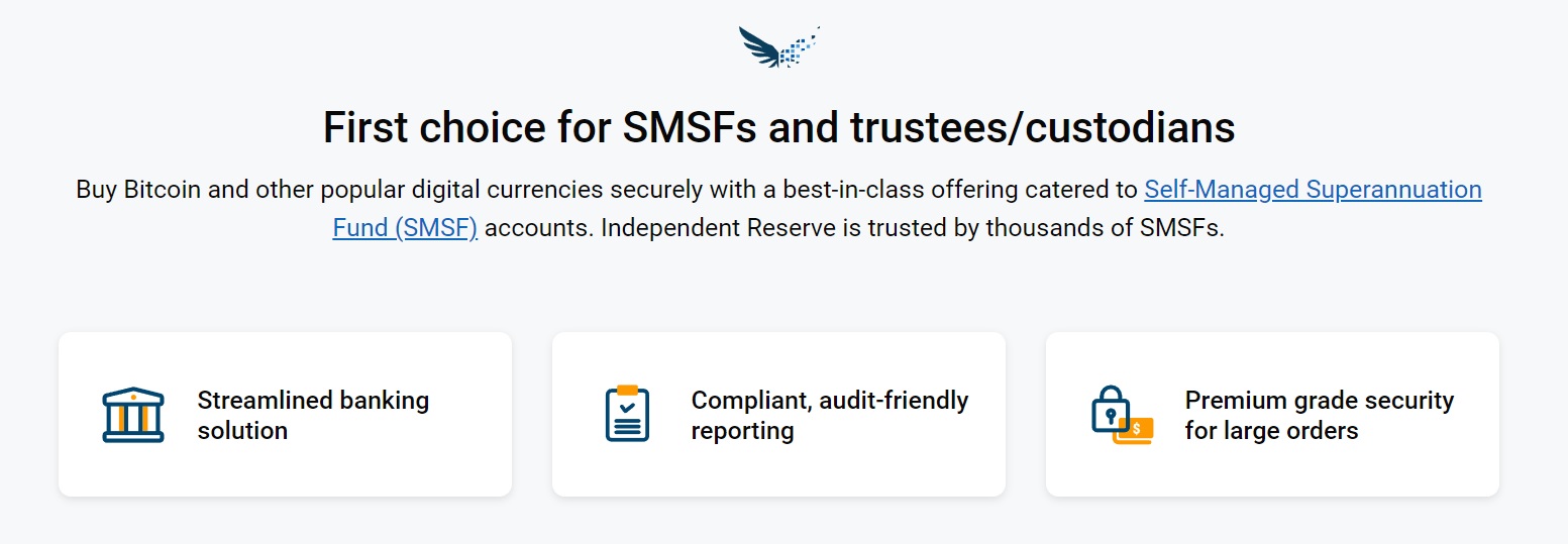 Independent Reserve SMSF benefits