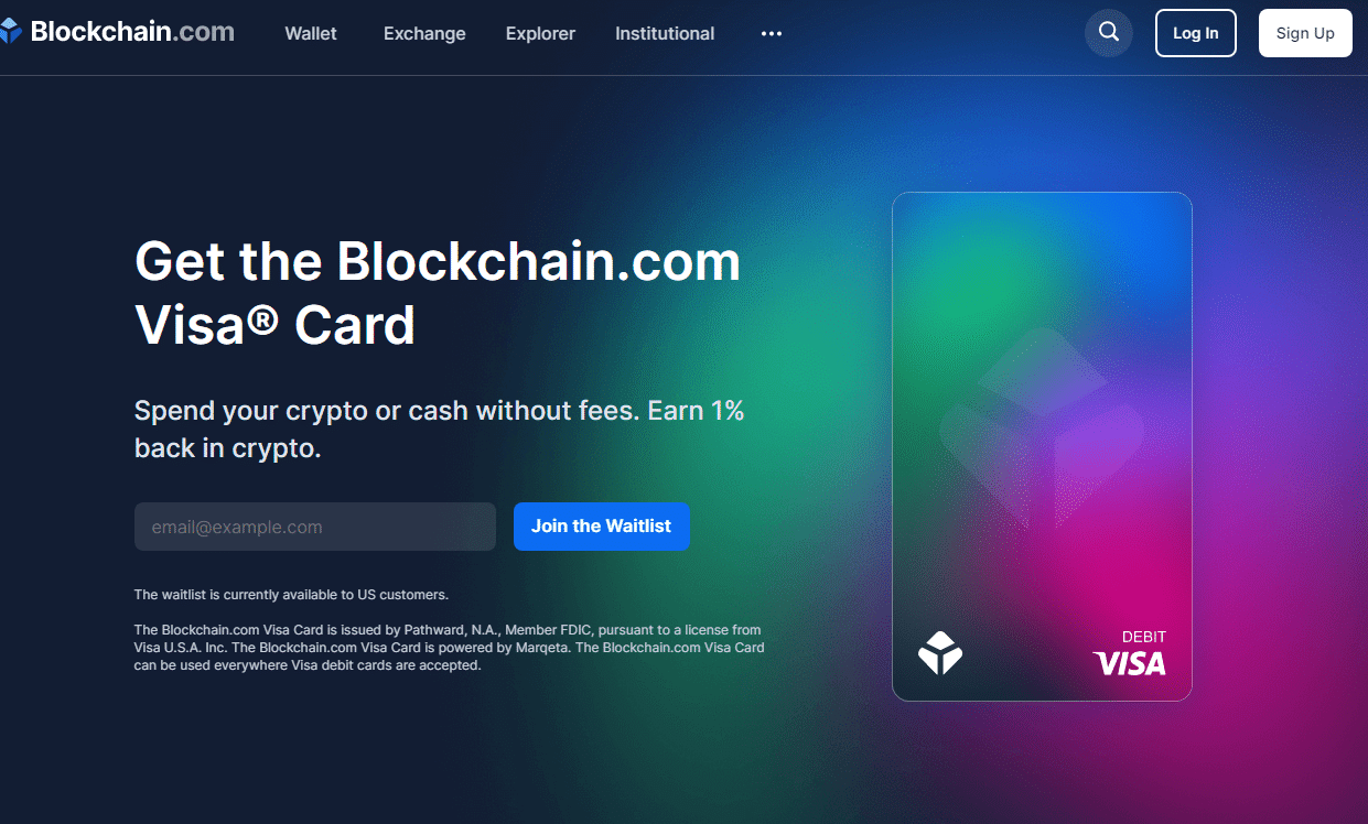 Blockchain.com Card