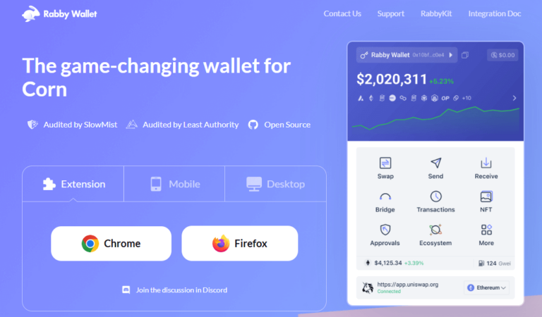 Rabby Wallet Interface